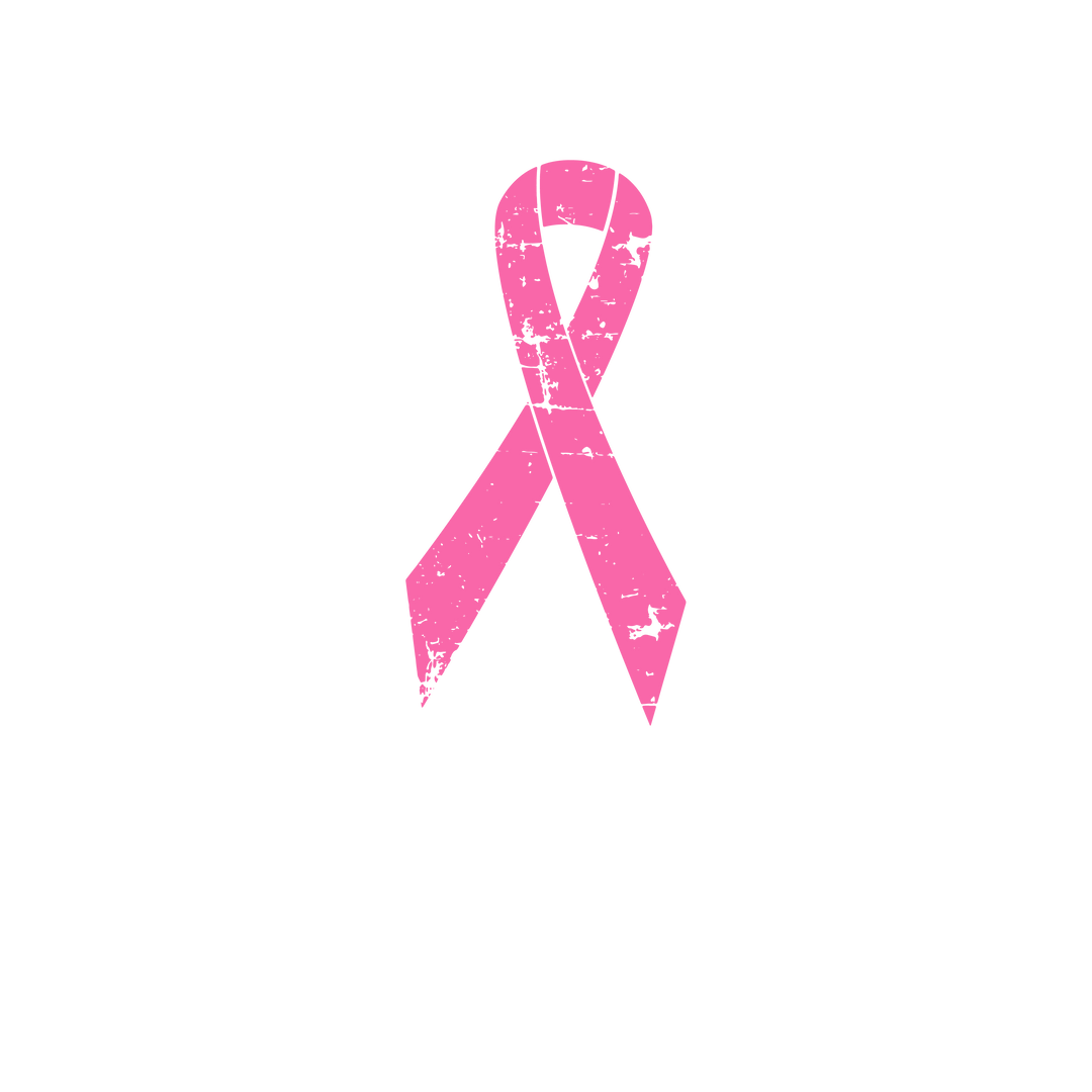 Breast Cancer Awareness Ribbon with Flag
