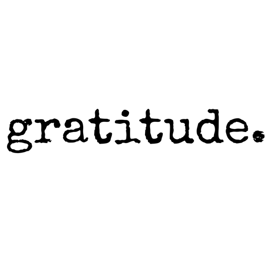 Gratitude- Front Design