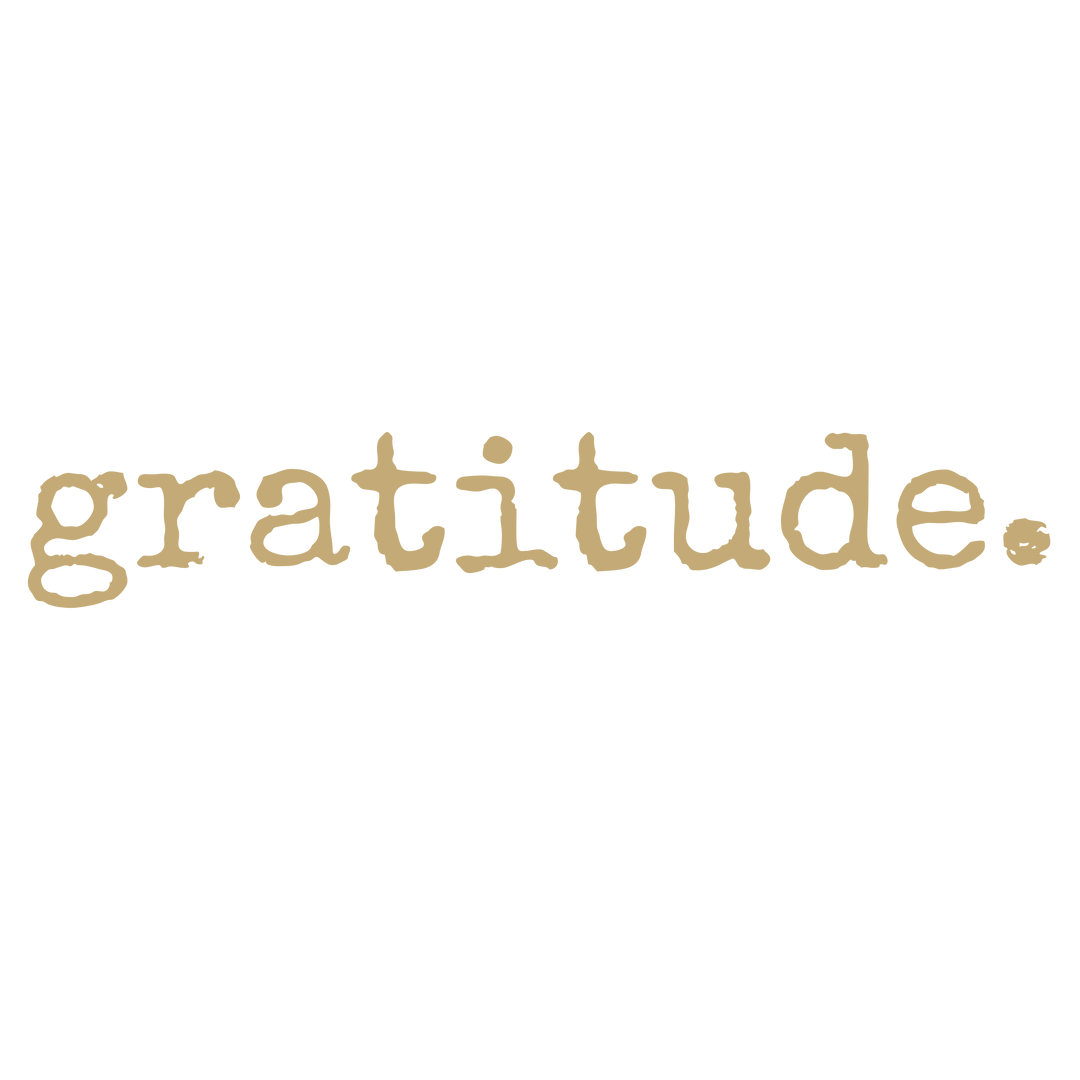 Gratitude